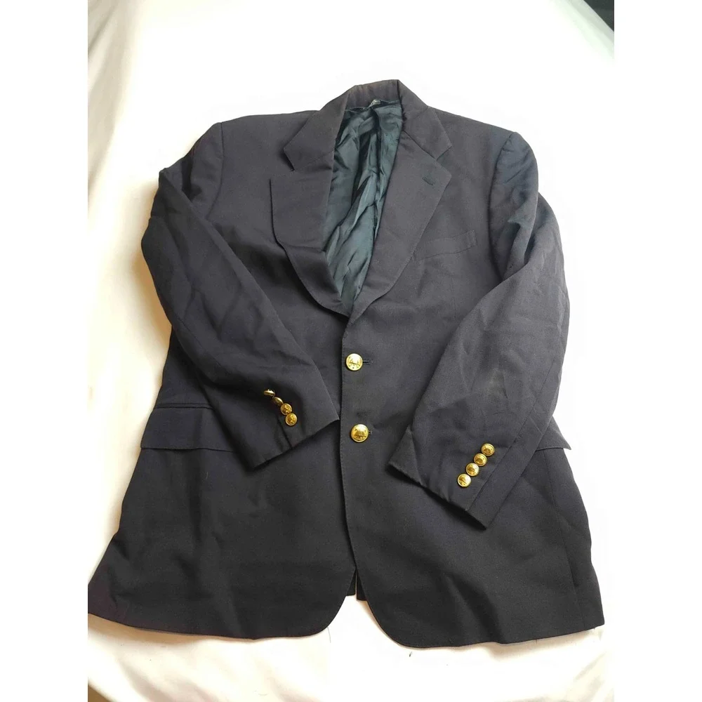 Vintage 80s 90s Polo Ralph Lauren Sport Coat Mens 40R Wool Single Breasted USA
